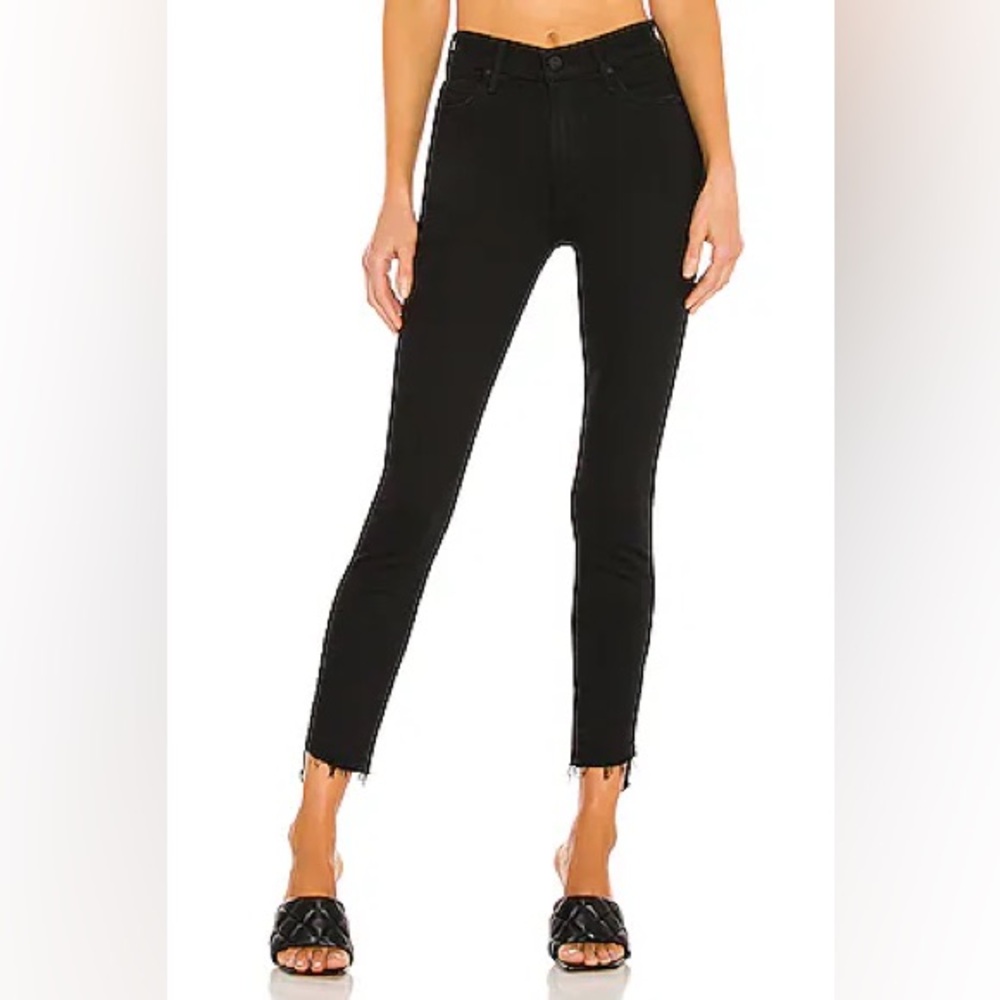 MOTHER stunner zip ankle step fray not guilty